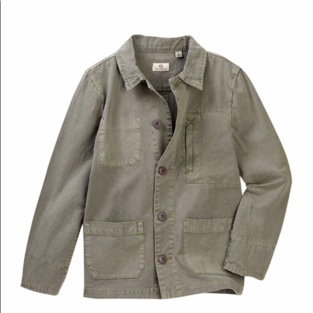 AG ADRIANO GOLDSCHMIED Green Matty Jacket ~ Vintage Denim ~ Artisan Distressed